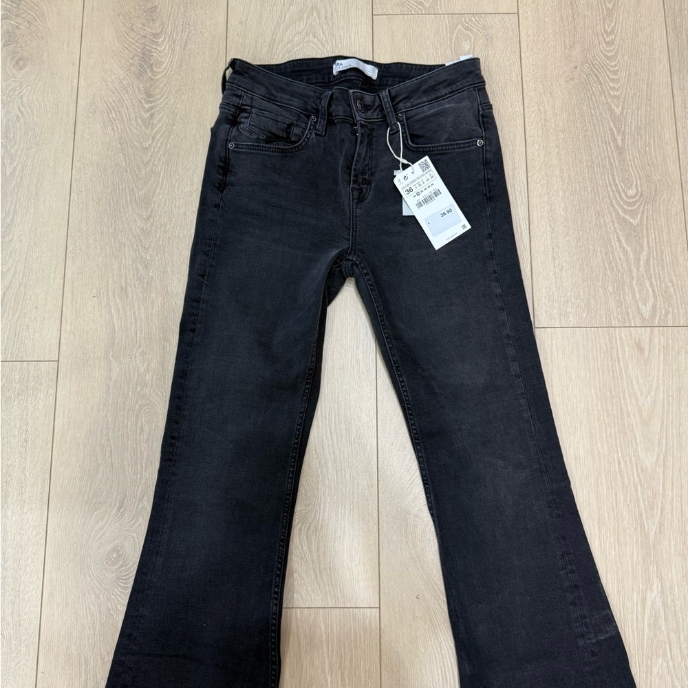 Zara Black Flare Women's Jeans